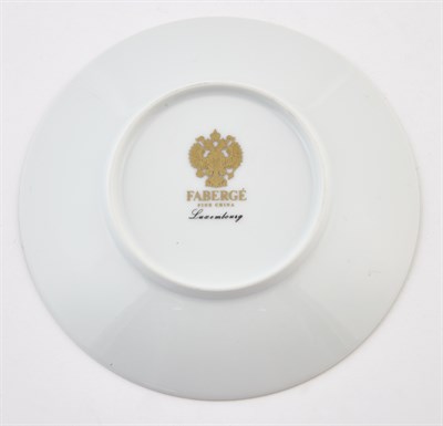 Lot 261 - Modern Fabergé Porcelain Dinner Service In the...