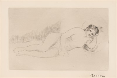 Lot 151 - Pierre-Auguste Renoir (1841-1919) FEMME NUE...