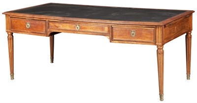 Lot 267 - Louis XVI Style Mahogany Bureau Plat The...