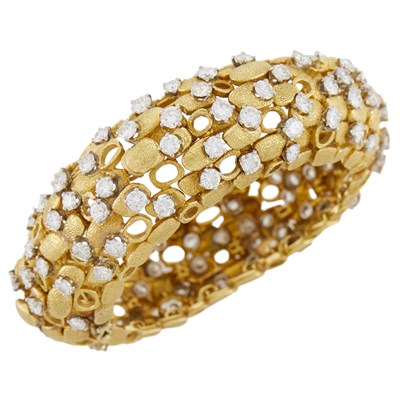 Lot 112 - Wander Gold and Diamond Bracelet