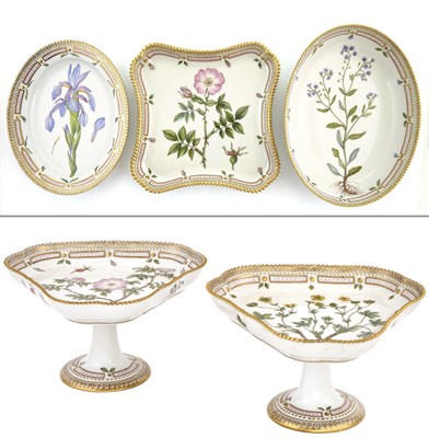 Lot 392 - Group of Five Royal Copenhagen Porcelain...