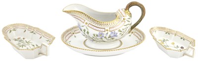 Lot 394 - Group of Royal Copenhagen Porcelain 'Flora...