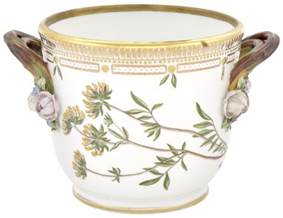 Lot 396 - Royal Copenhagen Porcelain 'Flora Danica' Wine...