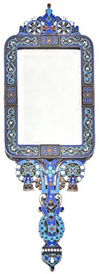 Lot 136 - Russian Silver-Gilt and Cloisonné Enamel Hand...