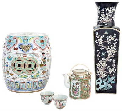 Lot 118 - Group of Chinese Porcelain Articles Height of...