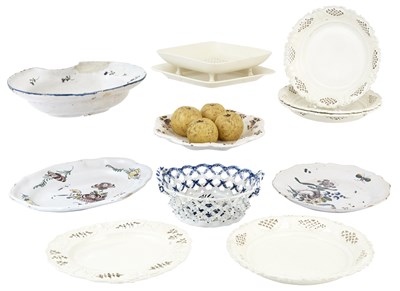 Lot 128 - Group of Ceramic Articles Including plates, a...