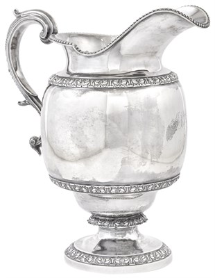 Lot 153 - George III Sterling Silver Pitcher London,...