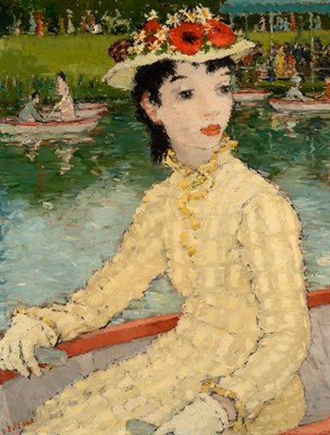 Lot 36 - Dietz Edzard German/French, 1893-1963 Lady at...