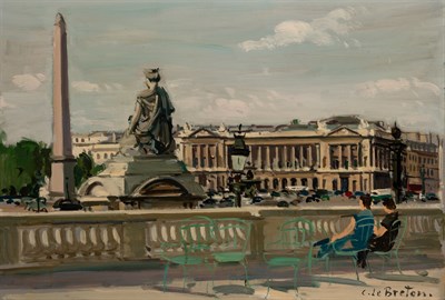 Lot 40 - Constant Le Breton French, 1895-1985 Place de...