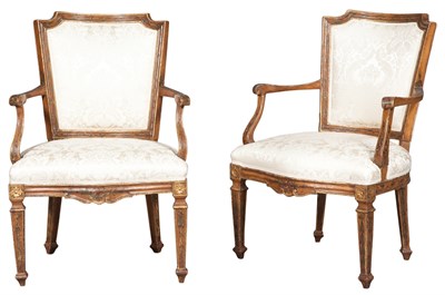 Lot 167 - Pair of Italian Neoclassical Painted and...