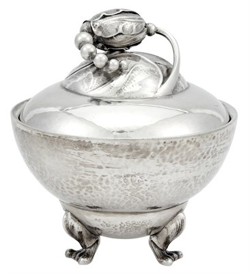 Lot 208 - Georg Jensen & Wendel Sterling Silver Blossom...
