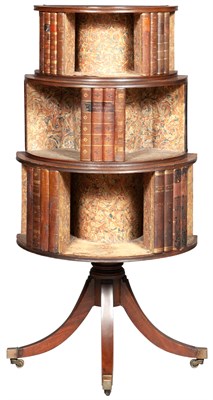 Lot 339 - George III Mahogany Standing Bookshelf Late...