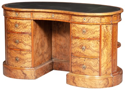 Lot 386 - Victorian Hungarian Ash, Burr-Walnut and...