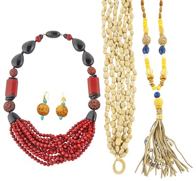 Lot 145 - Group of Beaded Costume Jewelry