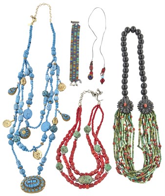 Lot 147 - Group of Beaded Costume Jewelry