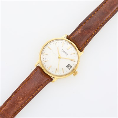 Lot 33 - Tiffany & Co. Gentleman's Gold Wristwatch