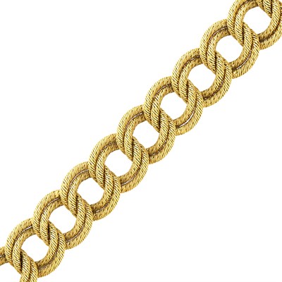 Lot 20 - Tiffany & Co., George L'Enfant Gold Link Bracelet, France