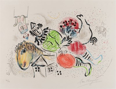 Lot 57 - Marc Chagall (1887-1985) LE CIRQUE AMBULANT...