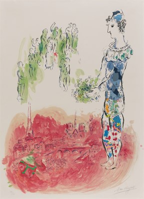 Lot 58 - Marc Chagall (1887-1985) LE MAGICIEN DE PARIS...