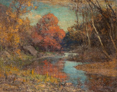 Lot 31 - Franklin De Haven American, 1856-1934 Autumn...