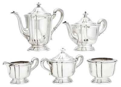 Lot 183 - Gorham Sterling Silver Five-Piece Tea and...