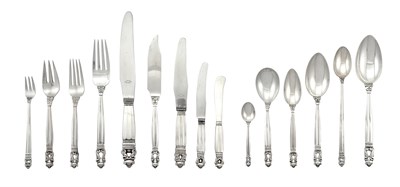 Lot 216 - Georg Jensen Sterling Silver Acorn Pattern...
