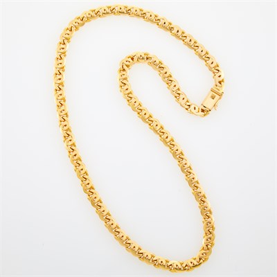 Lot 240 - Gold Link Necklace