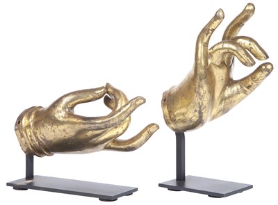 Lot 249 - Two Southeast Asian Gilt Patinated Metal...