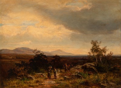 Lot 103 - Philipp Roth German, 1841-1921 Landscape with...