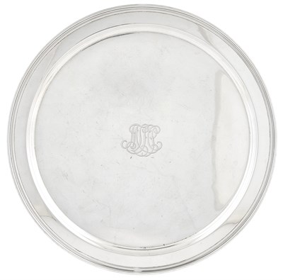 Lot 158 - Tiffany & Co. Sterling Silver Circular Tray...