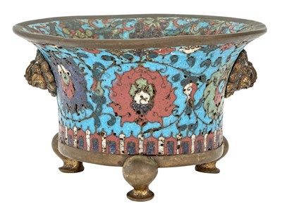 Lot 123 - A Chinese Cloisonné Enamel Tripod Censer Ming...