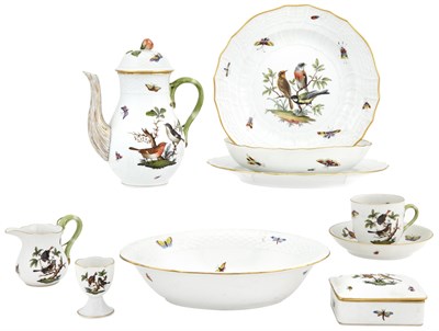 Lot 345 - Herend Porcelain Rothschild Bird Pattern...