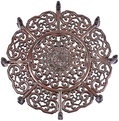 Lot 423 - A Large and Exceptionally Rare Chinese Zitan...