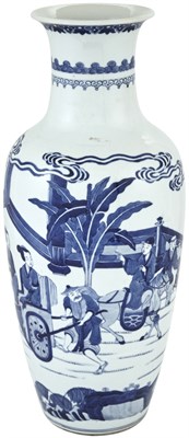 Lot 478 - A Chinese Blue and White Porcelain Vase Kangxi...