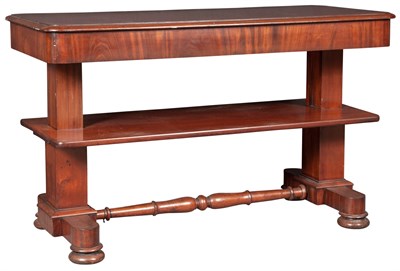Lot 200 - William IV Mahogany Adjustable Side Table...