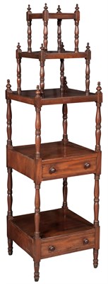 Lot 199 - Regency Mahogany Étagère Early 19th century...
