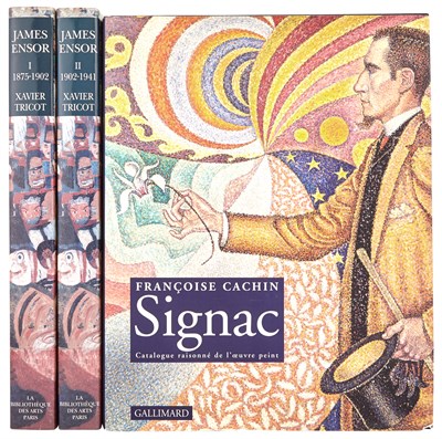 Lot 124 - [CATALOGUES RAISONNEE-ENSOR & SIGNAC] TRICOT,...