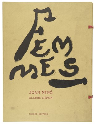 Lot 150 - [MIRO, JOAN] CLAUDE, SIMON. Femmes. [Paris:...
