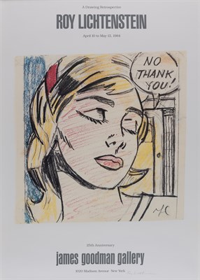 Lot 146 - [LICHTENSTEIN, ROY-SIGNED POSTER] A Drawing...