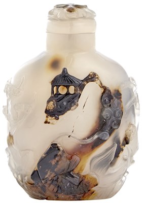 Lot 610 - An Excellent Chinese Chalcedony Snuff Bottle...