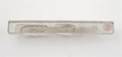 Lot 394 - A Chinese Rock Crystal Scroll Weight 18th...