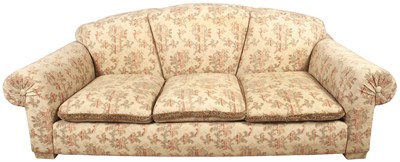 Lot 139 - Upholstered Three-Cushion Sofa Commissioned...