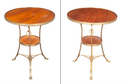 Lot 142 - Pair of Louis XVI Style Gilt-Metal and...