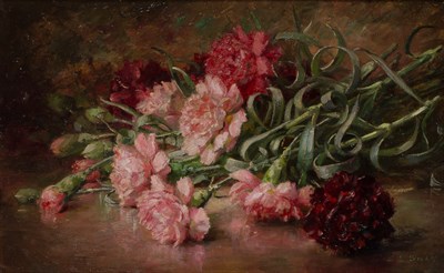 Lot 66 - Emma Levina Swan American, 1853-1927 Floral...