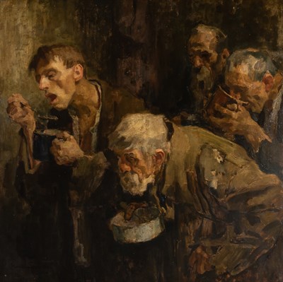 Lot 35 - Hans Larwin Austrian, 1873-1938 Soup Kitchen,...
