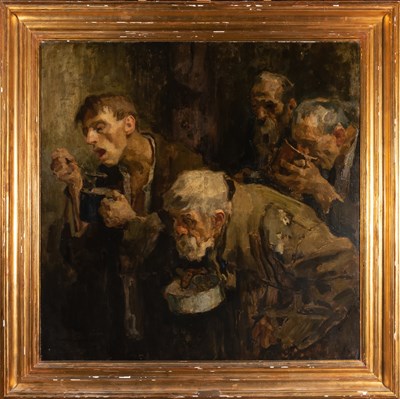 Lot 35 - Hans Larwin Austrian, 1873-1938 Soup Kitchen,...