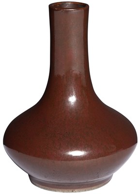 Lot 500 - Chinese Brown Glazed Bottle Vase 18th Century...