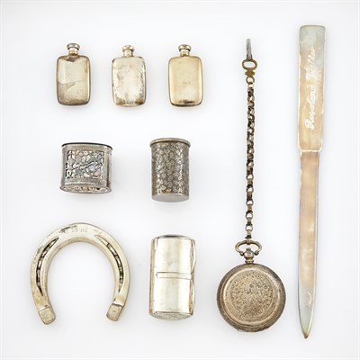 Lot 1234 - Group of Silver Accessories
