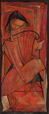 Lot 27 - Angel Botello Spanish/Puerto Rican, 1913-1986...