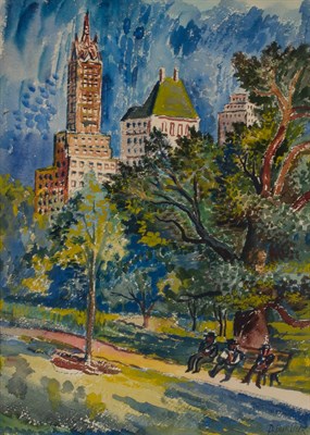 Lot 6 - David Davidovich Burliuk Russian/American,...